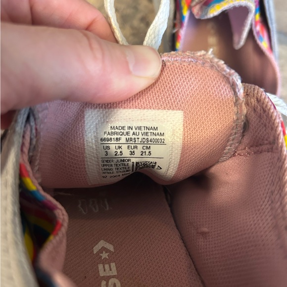 Converse All-Star Rainbow double tongue sneakers - Picture 6 of 14